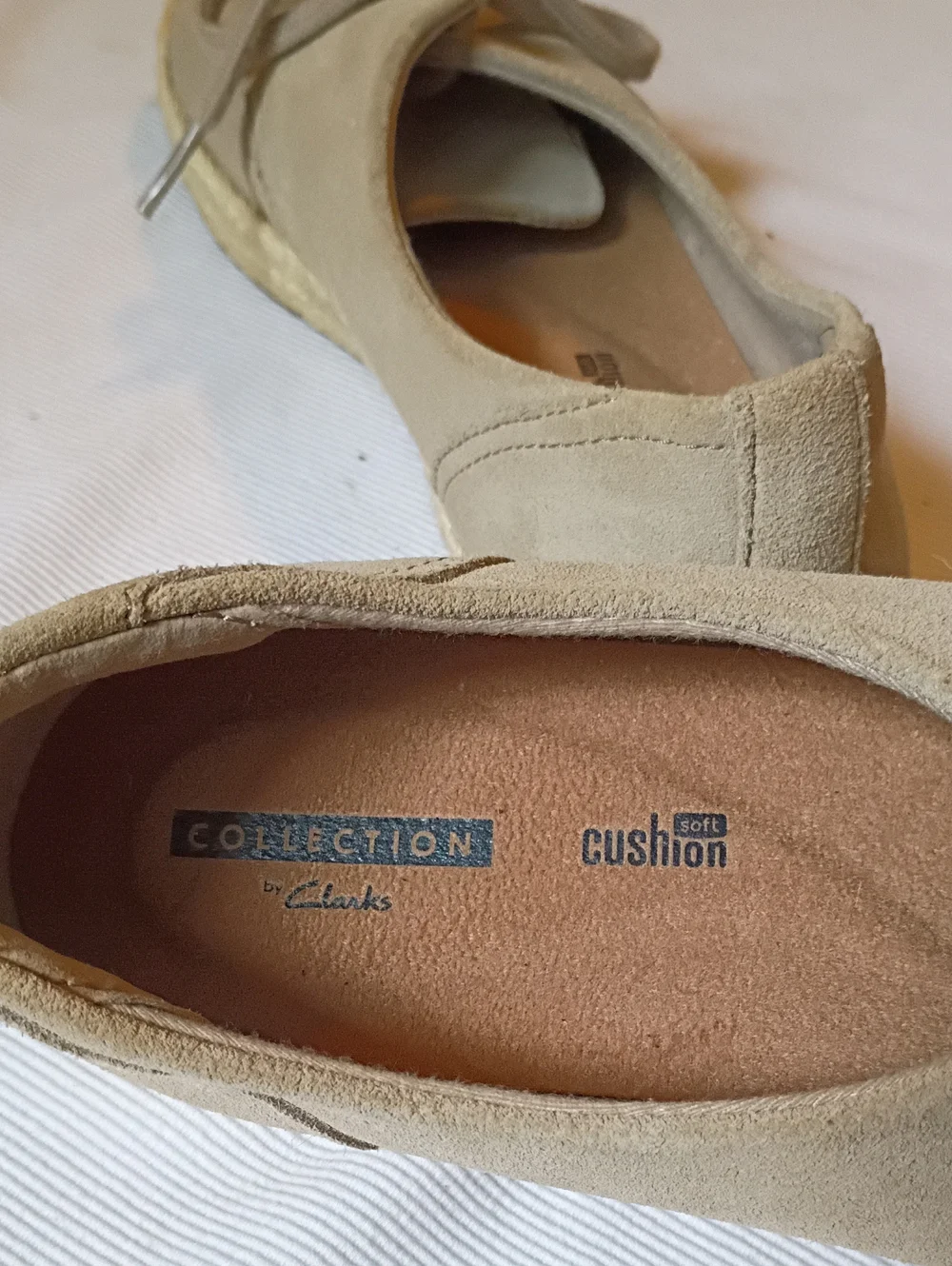 Clarks Collection Women's Suede Espadrille Sneaker Flats
